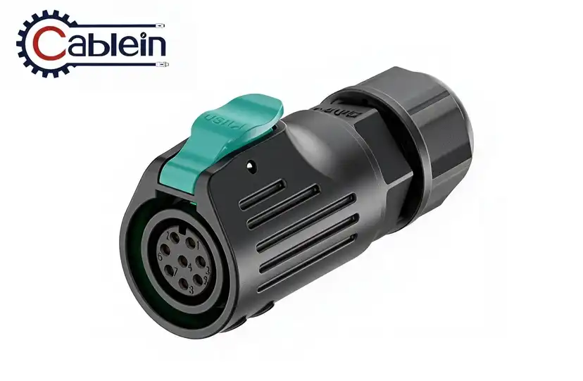 LP12 8-Pin Plastic Waterproof High-Pin Solder Plug